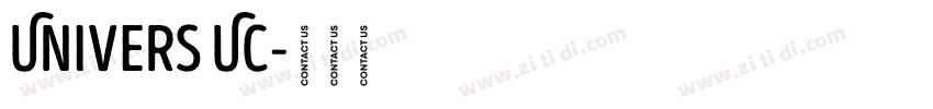 Univers UC字体转换